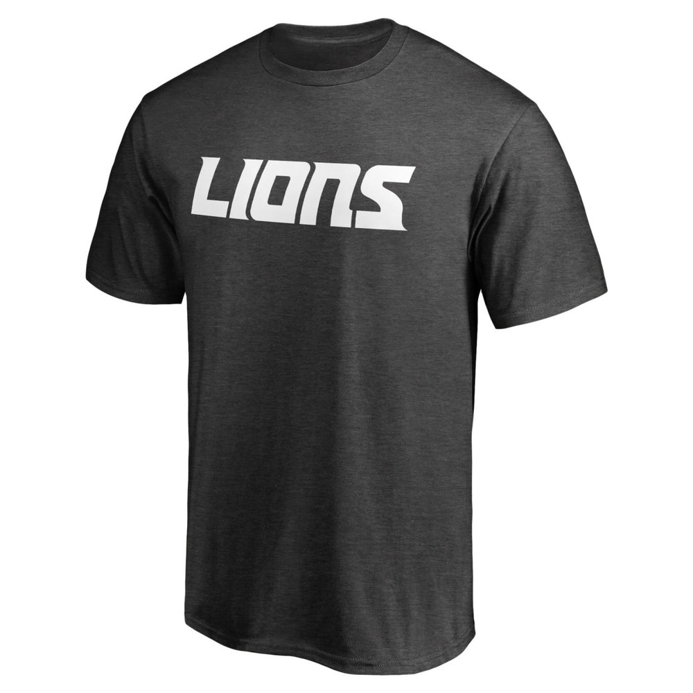 Detroit Lions Wordmark T-Shirt - Heather Gray on sale