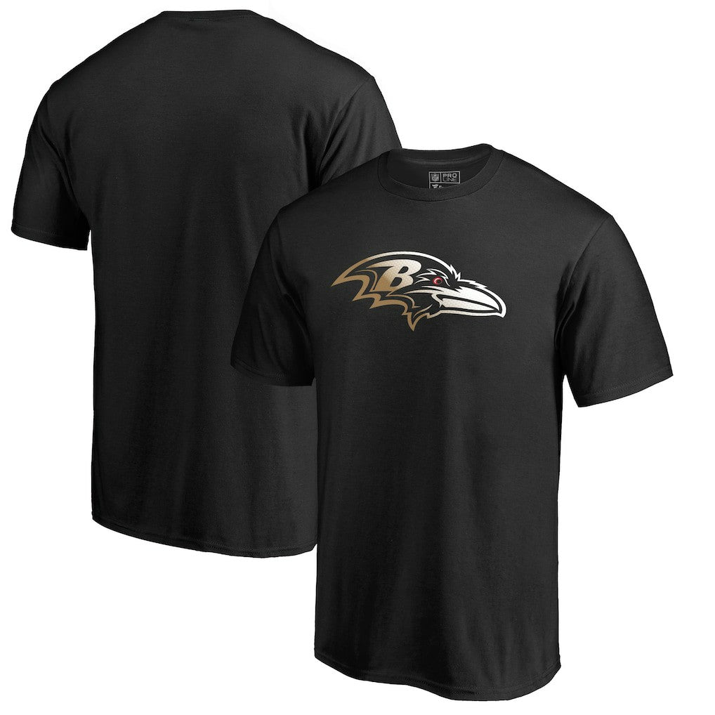 Baltimore Ravens Gradient Logo T-Shirt - Black on sale