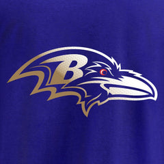 Baltimore Ravens Gradient Logo T-Shirt - Black on sale