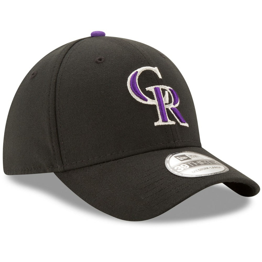 Colorado Rockies Game Team Classic 39THIRTY Flex Hat Black