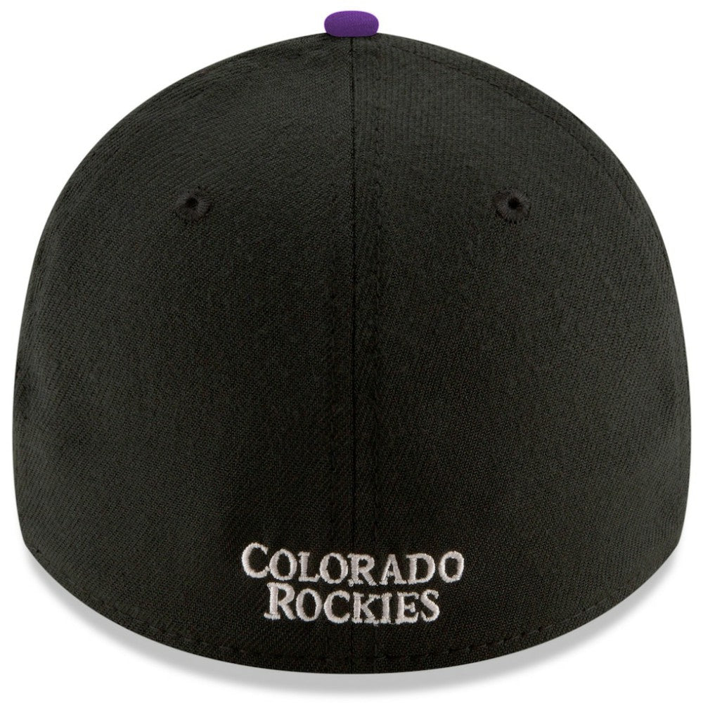 Colorado Rockies Game Team Classic 39THIRTY Flex Hat Black