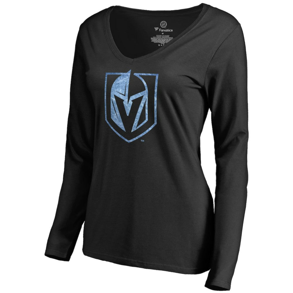Vegas Golden Knights Women's Pond Hockey Long Sleeve T-Shirt - Black T-shirts