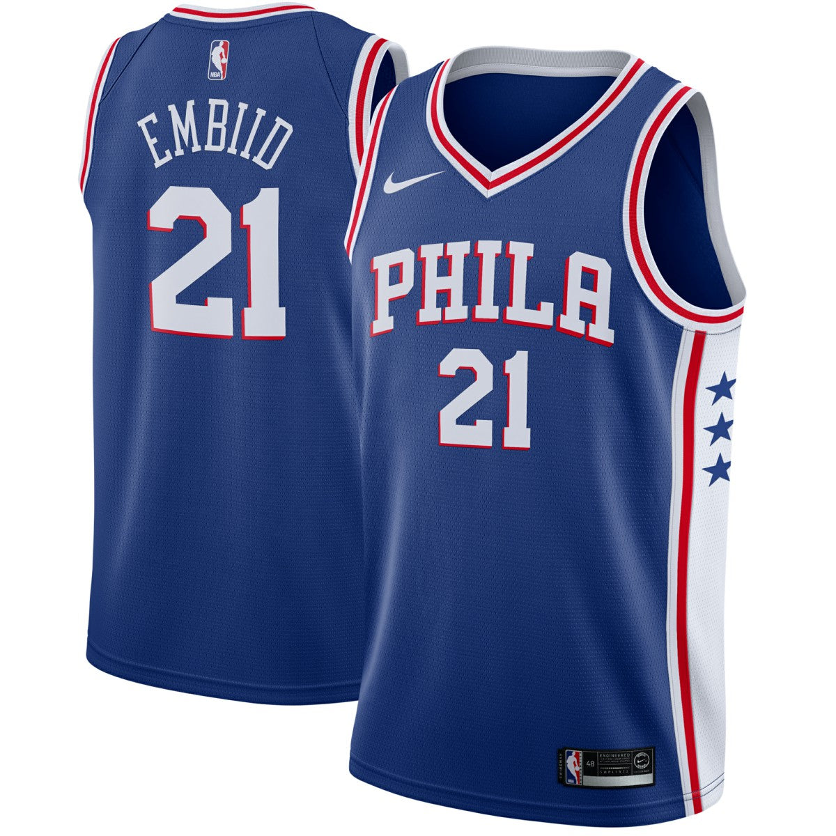 Joel Embiid Philadelphia 76ers Swingman Jersey Royal - Icon Edition shop