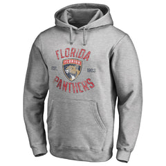 Florida Panthers Heritage Pullover Hoodie - Ash Hoodies