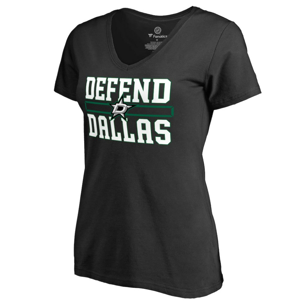 Dallas Stars Women's Hometown Collection Defend T-Shirt - Black T-shirts