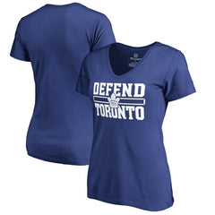 Toronto Maple Leafs Women's Hometown Collection Defend T-Shirt - Royal T-shirts