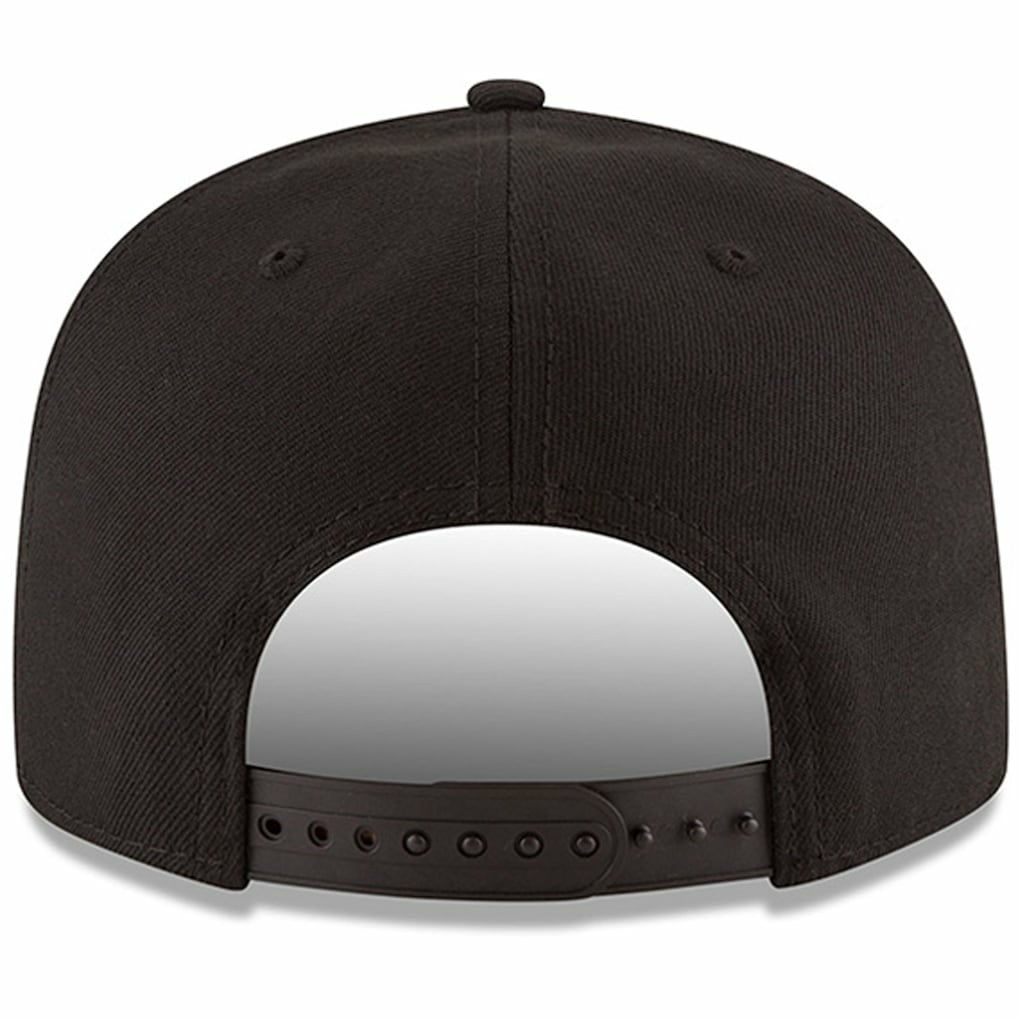 Atlanta Hawks Black & White Logo 9FIFTY Adjustable Snapback Hat - Black on sale