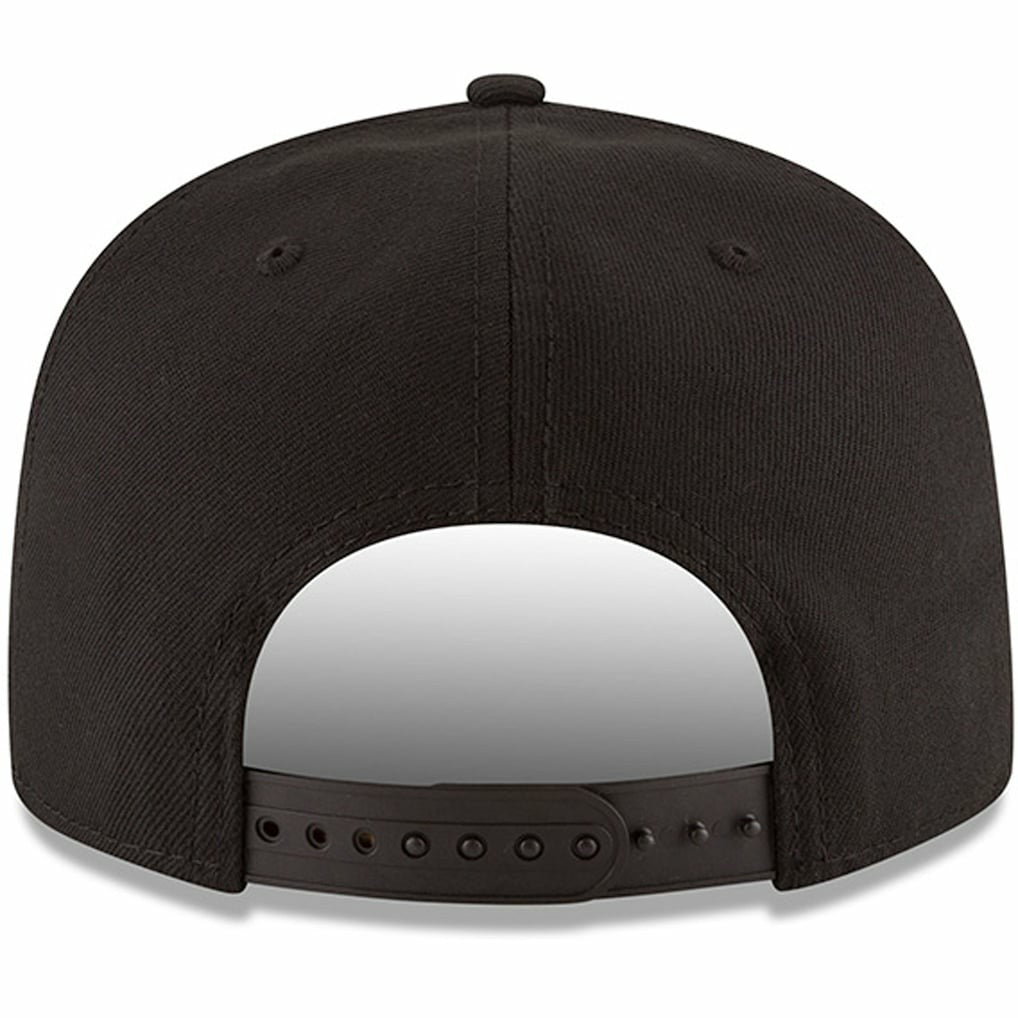 New Orleans Pelicans Black & White Logo 9FIFTY Adjustable Snapback Hat - Black for sale