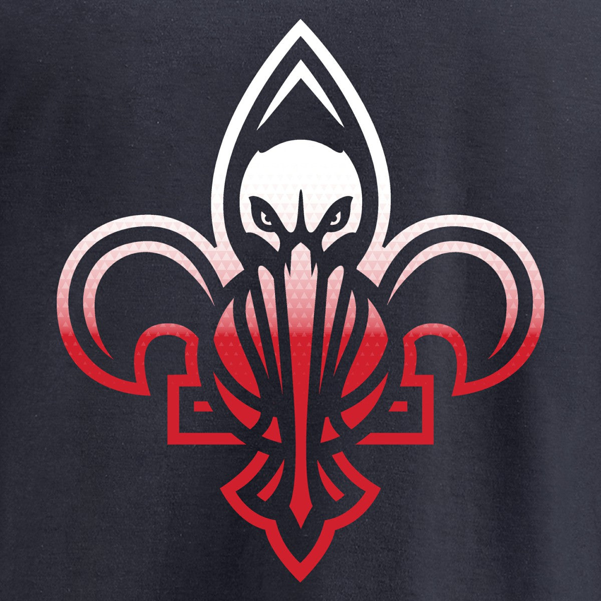 New Orleans Pelicans Gradient Logo Long Sleeve T-Shirt - Navy shop