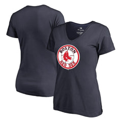 Boston Red Sox Women's Cooperstown Collection Forbes T-Shirt Navy