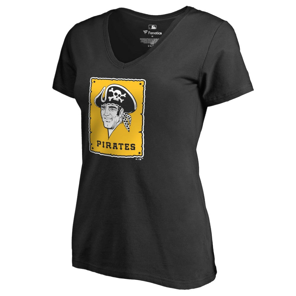 Pittsburgh Pirates Women's Cooperstown Collection Forbes T-Shirt Black