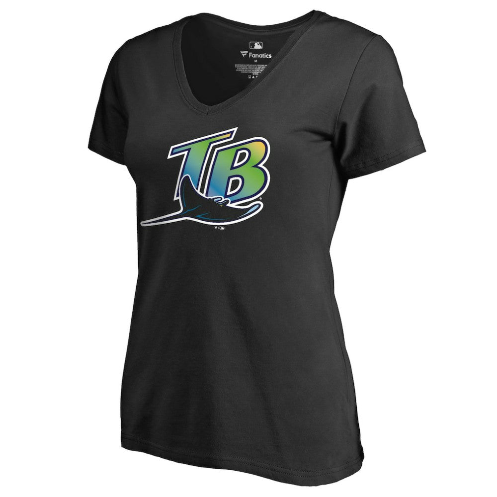 Tampa Bay Rays Women's Cooperstown Collection Forbes T-Shirt Black