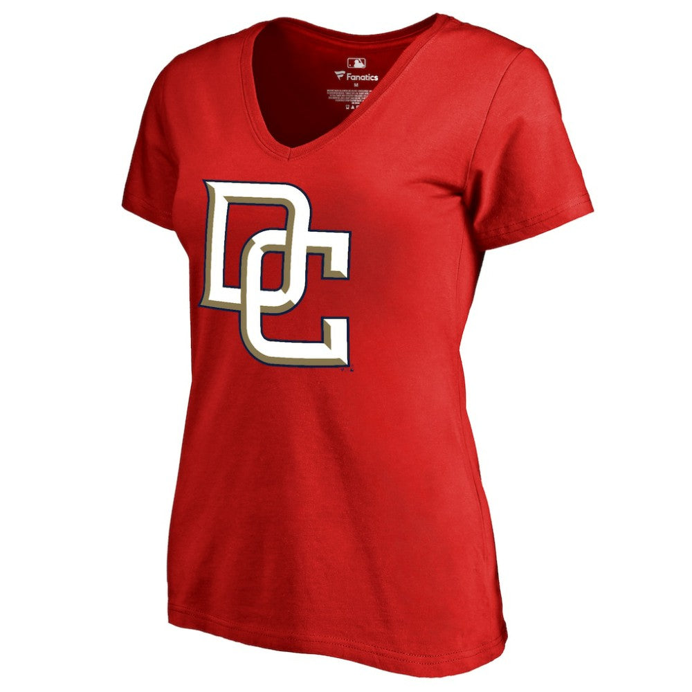 Washington Nationals Women's Cooperstown Collection Forbes T-Shirt Red