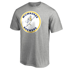 Milwaukee Brewers Cooperstown Collection Forbes T-Shirt Ash