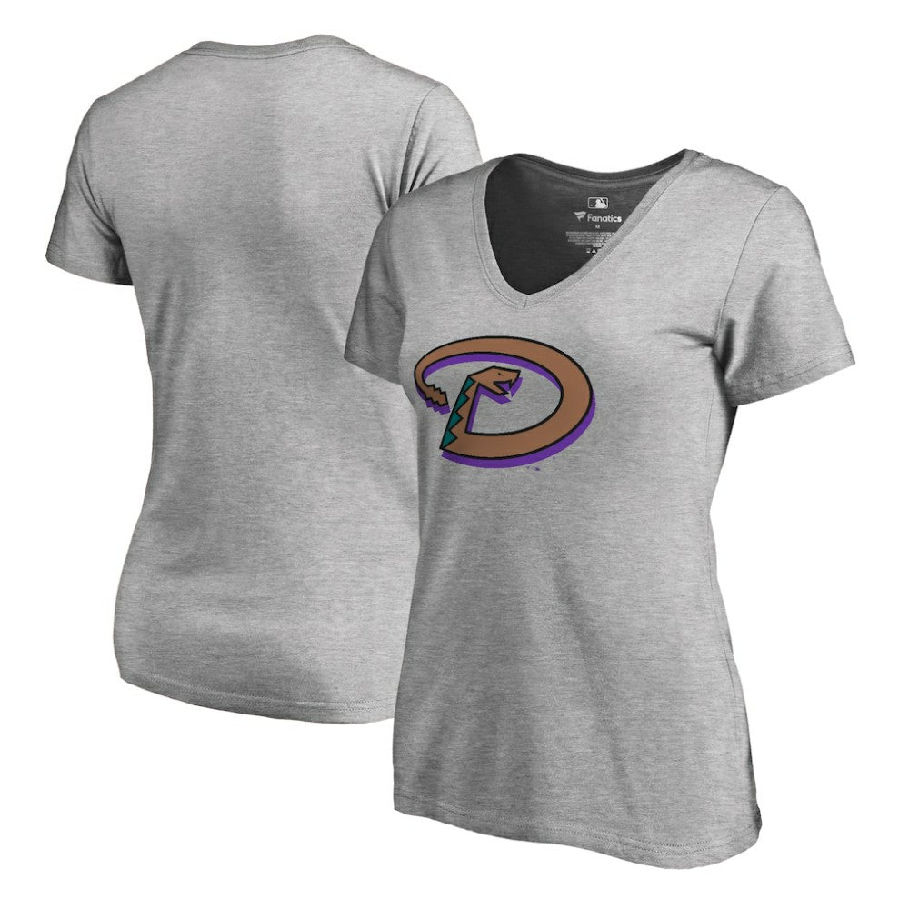 Arizona Diamondbacks Women's Cooperstown Collection Forbes T-Shirt Ash