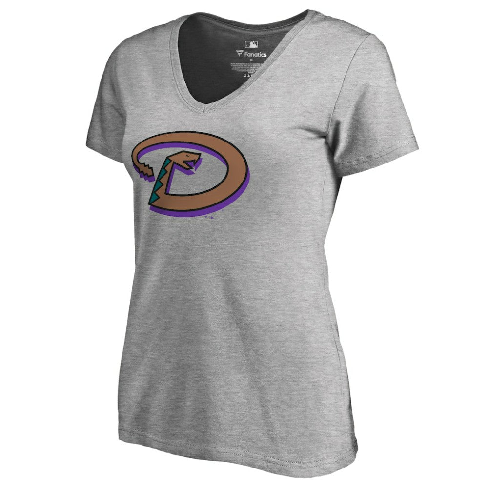 Arizona Diamondbacks Women's Cooperstown Collection Forbes T-Shirt Ash