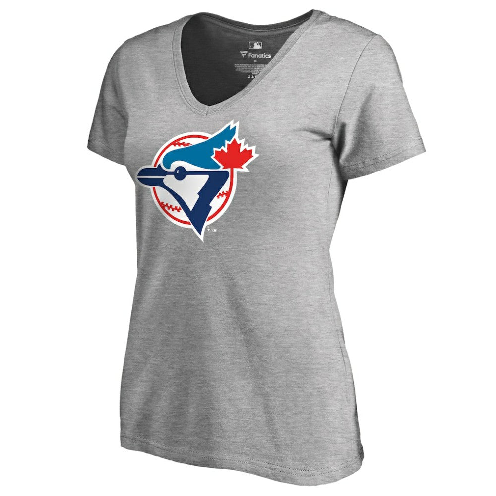 Toronto Blue Jays Women's Cooperstown Collection Forbes T-Shirt Ash