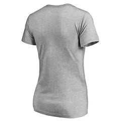 Baltimore Orioles Women's Core Wahconah V-Neck T-Shirt Heather Gray
