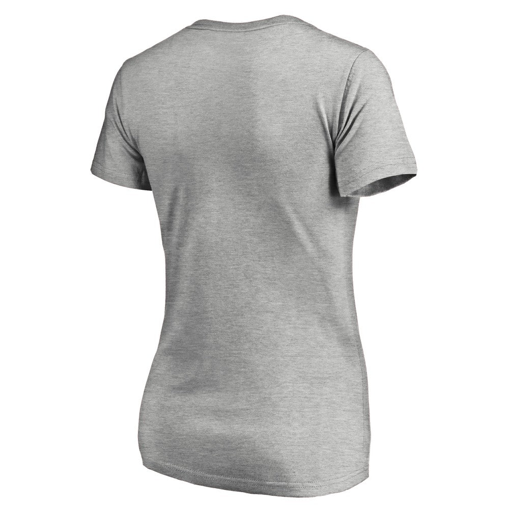 Los Angeles Angels Women's Core Wahconah V-Neck T-Shirt Heather Gray