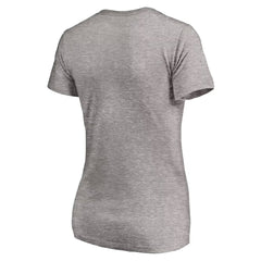 Philadelphia Phillies Women's Core Wahconah V-Neck T-Shirt Heather Gray