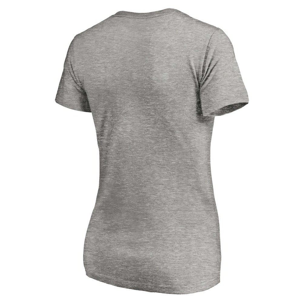 Tampa Bay Rays Women's Core Wahconah V-Neck T-Shirt Heather Gray