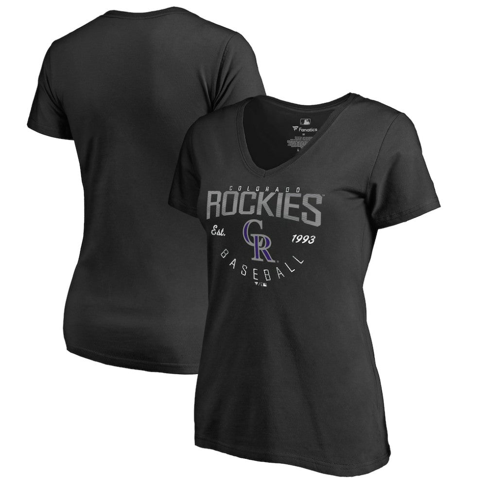 Colorado Rockies Women's Live For It T-Shirt Black