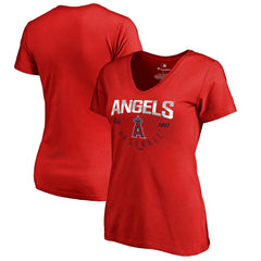 Los Angeles Angels Women's Live For It T-Shirt Red
