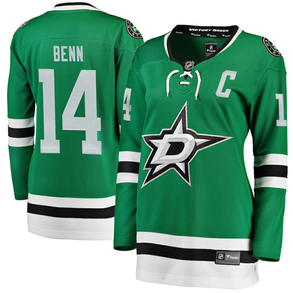 Jamie Benn Dallas Stars Fanatics Women's Home Breakaway Jersey - Green Jerseys