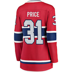 Carey Price Montreal Canadiens Fanatics Women's Home Breakaway Jersey - Red Jerseys