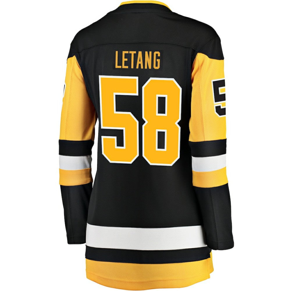 Kris Letang Pittsburgh Penguins Fanatics Women's Home Breakaway Jersey - Black Jerseys