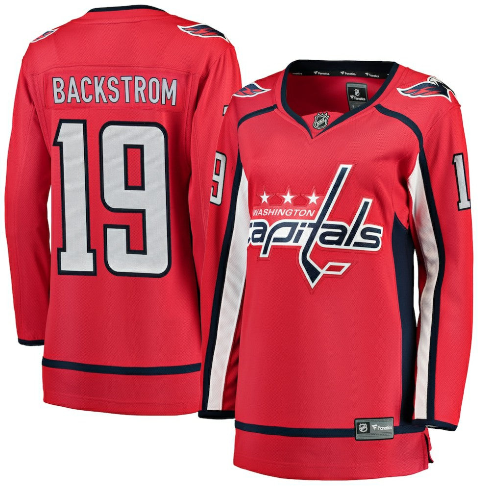 Nicklas Backstrom Washington Capitals Fanatics Women's Home Breakaway Jersey - Red Jerseys