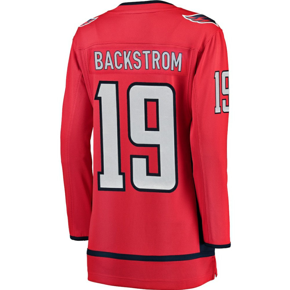Nicklas Backstrom Washington Capitals Fanatics Women's Home Breakaway Jersey - Red Jerseys