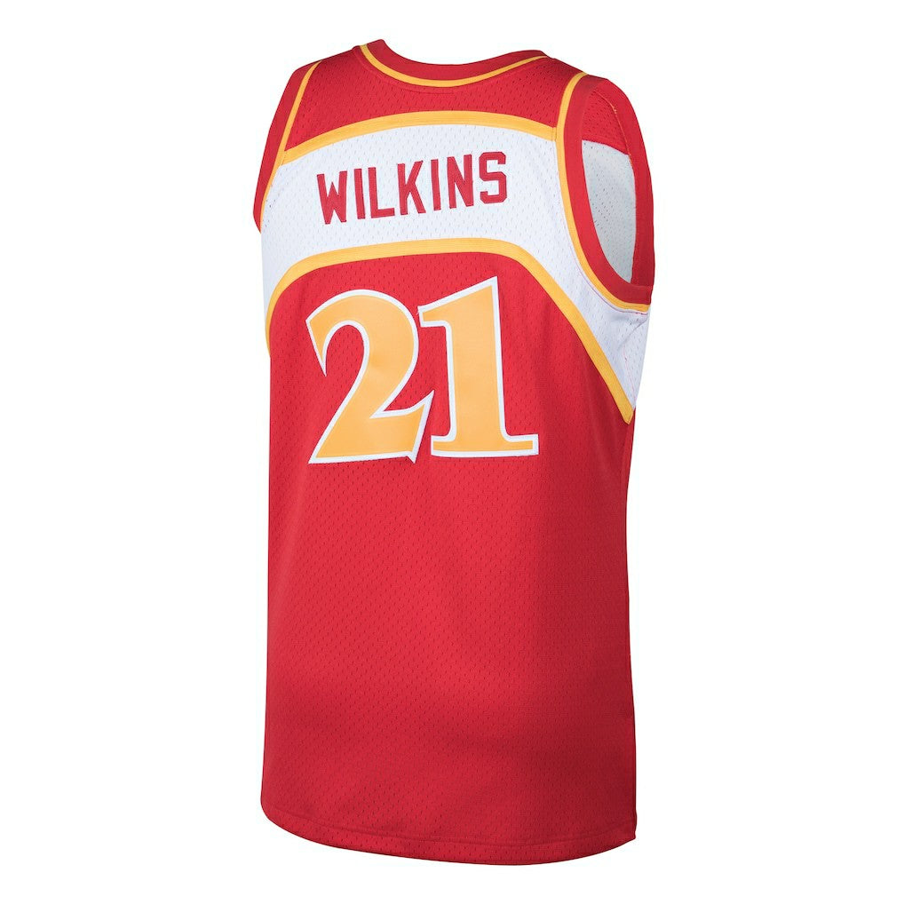 Dominique Wilkins Atlanta Hawks 1986/87 Hardwood Classics Swingman Jersey - Red cheap