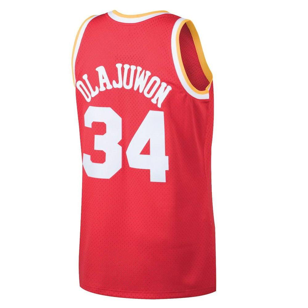 Hakeem Olajuwon Houston Rockets 1993/94 Hardwood Classics Swingman Jersey - Red outlet