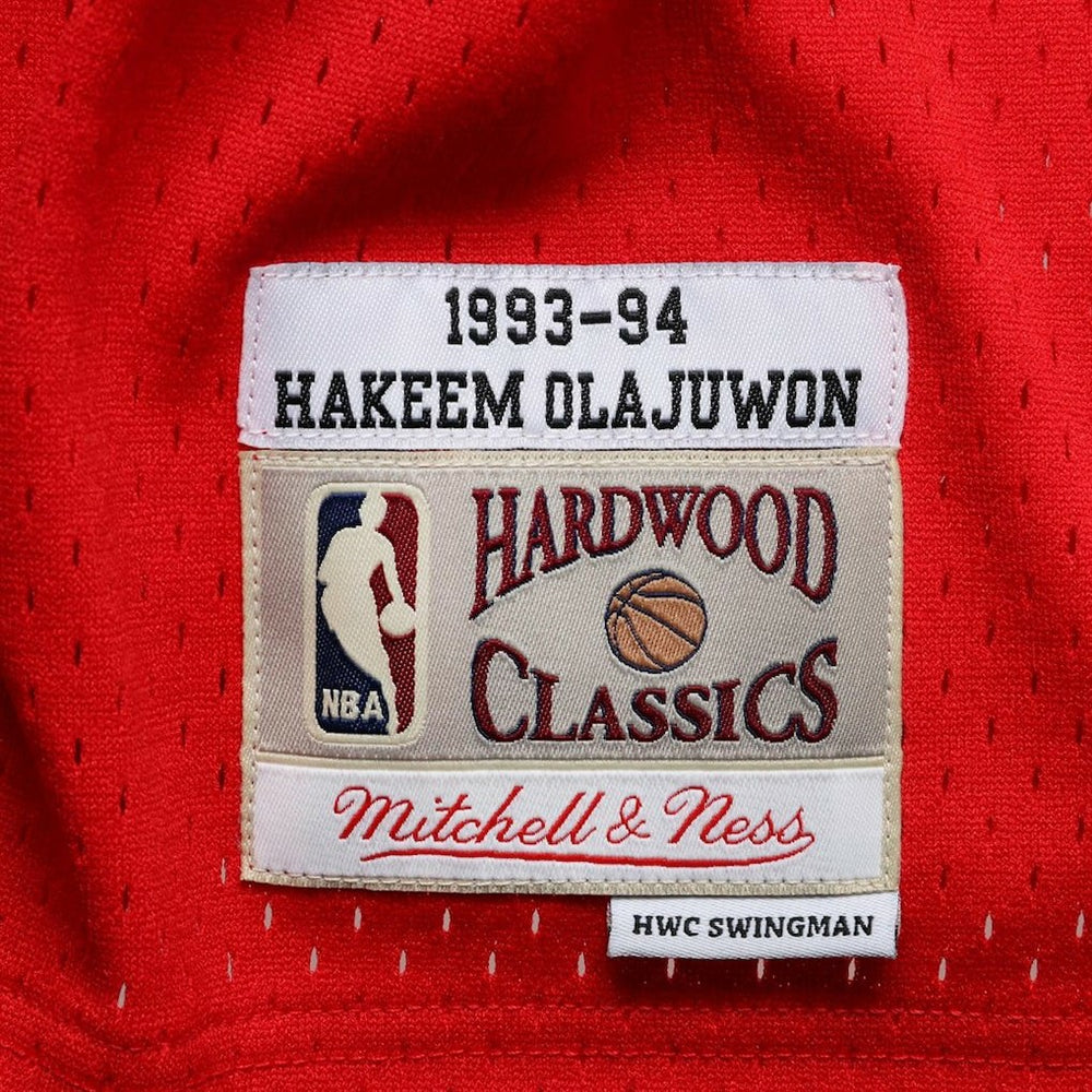 Hakeem Olajuwon Houston Rockets 1993/94 Hardwood Classics Swingman Jersey - Red outlet
