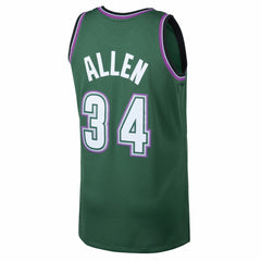 Ray Allen Milwaukee Bucks 1996/97 Hardwood Classics Swingman Jersey - Kelly Green cheap