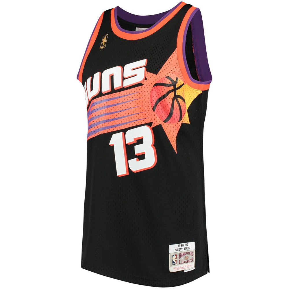 Steve Nash Phoenix Suns 1996/97 Hardwood Classics Swingman Jersey - Black shop