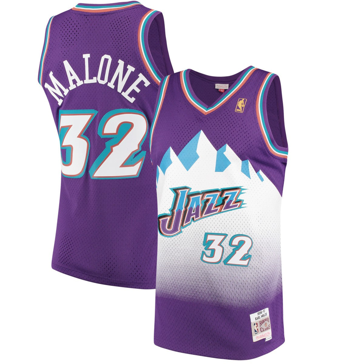 Karl Malone Utah Jazz 1996/97 Hardwood Classics Swingman Jersey - Purple cheap