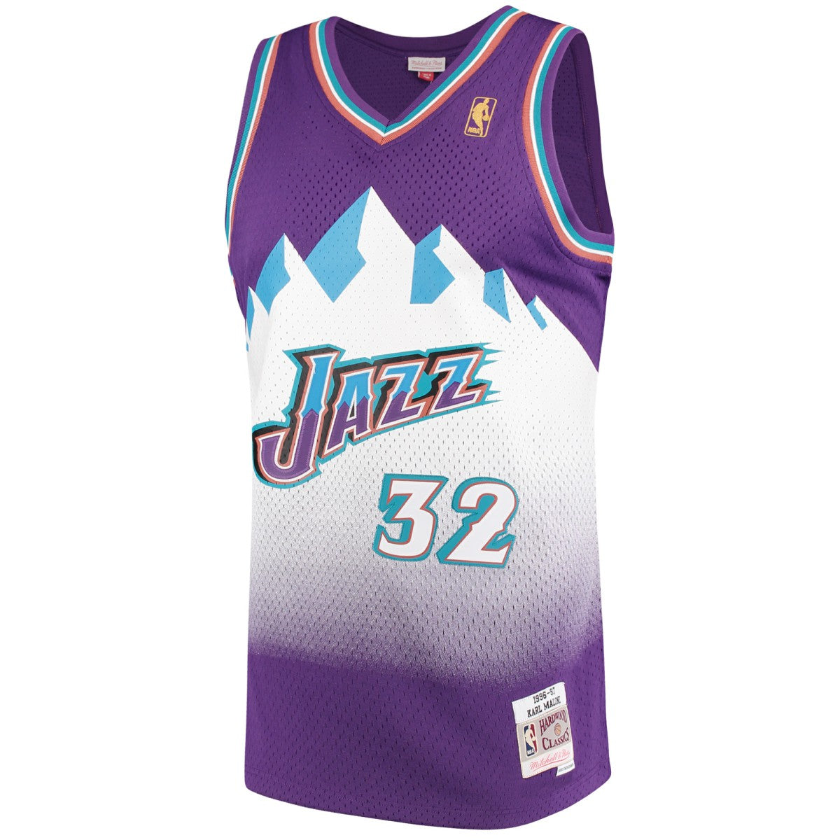 Karl Malone Utah Jazz 1996/97 Hardwood Classics Swingman Jersey - Purple cheap