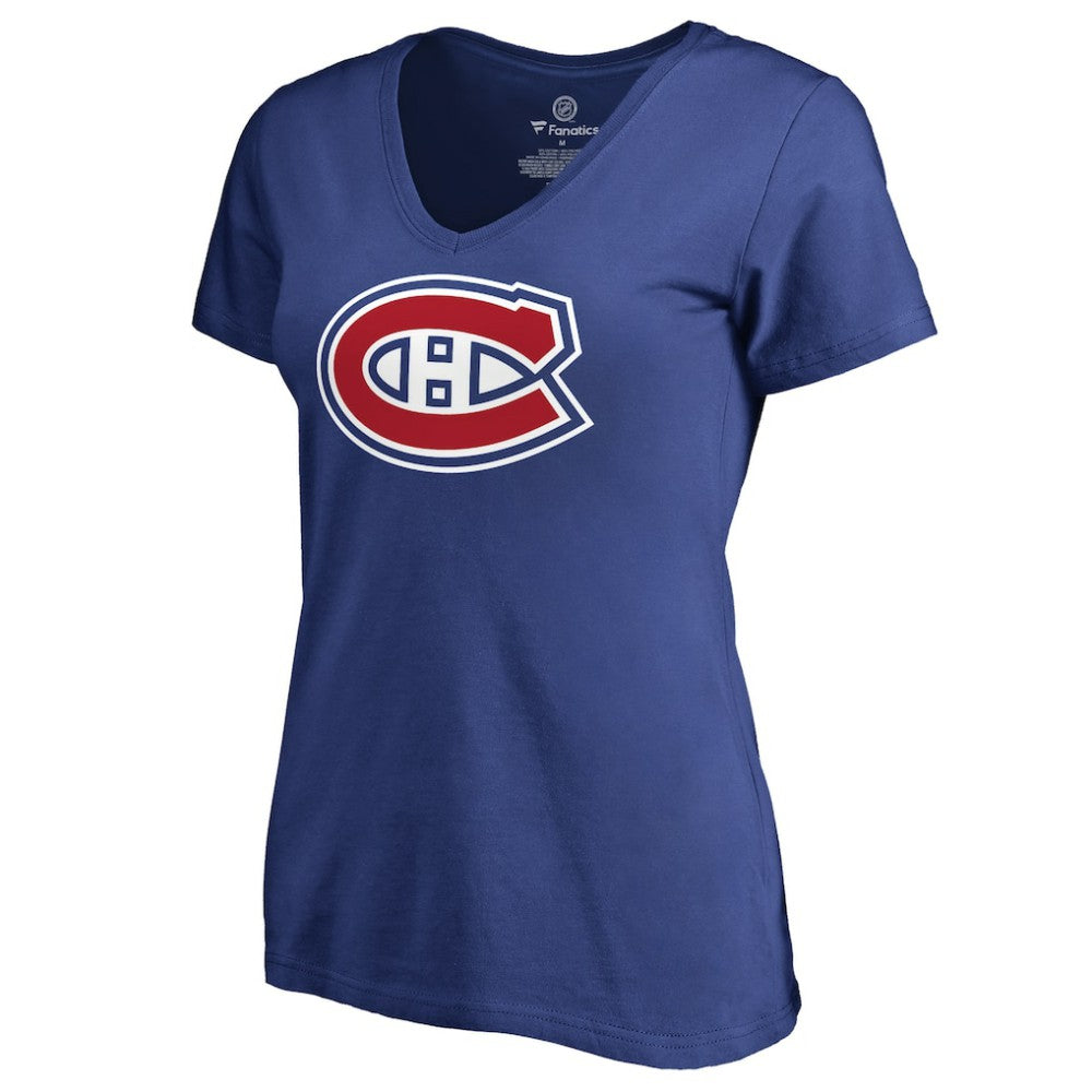 Montreal Canadiens Women's Primary Logo T-Shirt - Royal T-shirts
