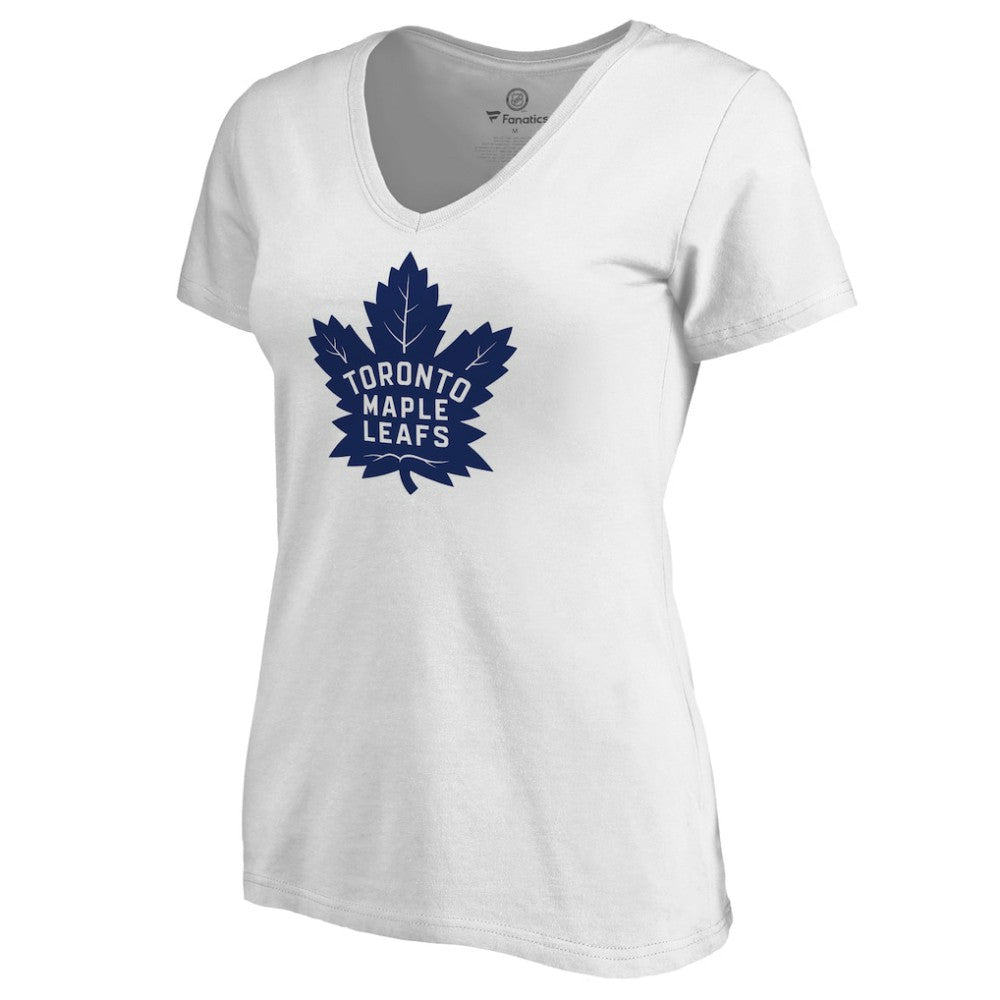 Toronto Maple Leafs Women's Primary Logo T-Shirt - White T-shirts