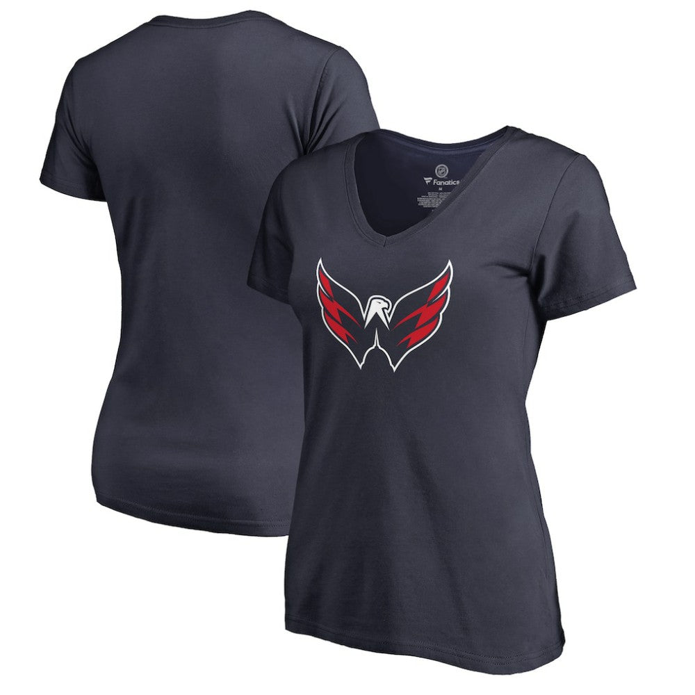 Washington Capitals Women's Primary Logo T-Shirt - Navy T-shirts