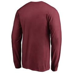 Colorado Avalanche Primary Logo 2 Long Sleeve T-Shirt - Maroon T-shirts