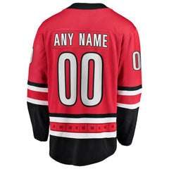Carolina Hurricanes Fanatics Alternate Breakaway Custom Jersey - Red Jerseys