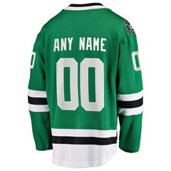 Dallas Stars Fanatics Home Breakaway Custom Jersey - Green Jerseys