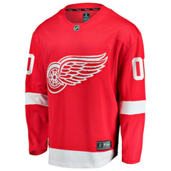 Detroit Red Wings Fanatics Home Breakaway Custom Jersey - Red Jerseys