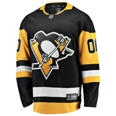 Pittsburgh Penguins Fanatics Home Breakaway Custom Jersey - Black Jerseys