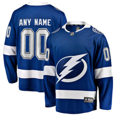 Tampa Bay Lightning Fanatics Home Breakaway Custom Jersey - Blue Jerseys