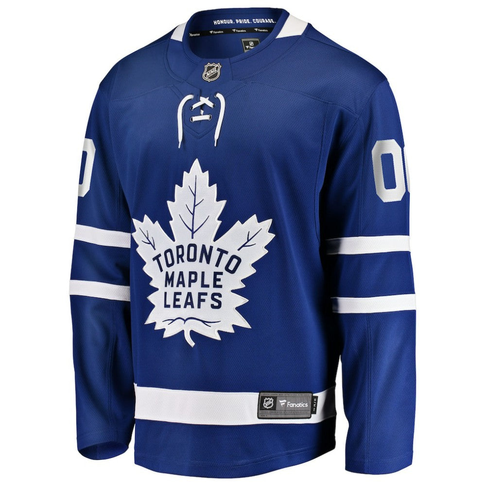 Toronto Maple Leafs Fanatics Home Breakaway Custom Jersey - Blue Jerseys