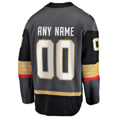 Vegas Golden Knights Fanatics Alternate Breakaway Custom Jersey - Gray Jerseys